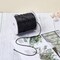 100 Yards 1.5mm Waxed Cotton Cord Macrame Bracelet Necklace Jewelry Making Waxed Beading Thread String (Black)